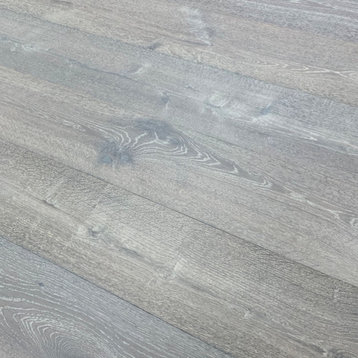 French Oak Prefinished Engineered Wood Floor, Grey Ridge, Sample