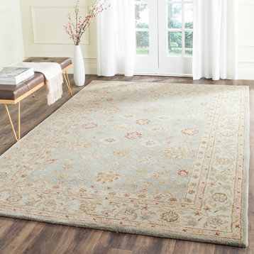 Safavieh Antiquity Collection AT822 Rug, Gray/Blue/Beige, 7'6"x9'6"