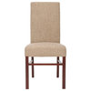 Classic 20" Linen Side Chairs, Set of 2