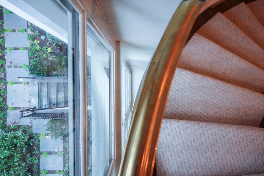 Sculptural/Elliptical Staircase Near Foreign Embassies in Wash. DC, 20008