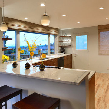 West Seattle Mid Century Kitchen Remodel- with Before and After Photos