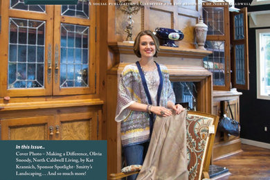 Design Consign's Olivia Snoody Made it on the cover of North Caldwell Magazine!