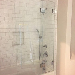 Frameless Splash Panels - Shower Doors