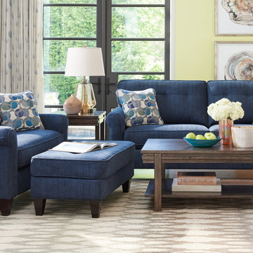 Laurel Premier Sofa by La-Z-Boy shown in Baltic