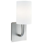 Norwell Lighting - Norwell Lighting 5341-BN-MO Trumpet - One Light Wall Sconce - A solid curved nickel or brass trumpet sprouts froTrumpet One Light Wa Brushed Nickel Matte *UL Approved: YES Energy Star Qualified: n/a ADA Certified: n/a  *Number of Lights: Lamp: 1-*Wattage:60w E12 Candelabra Base bulb(s) *Bulb Included:No *Bulb Type:E12 Candelabra Base *Finish Type:Brushed Nickel