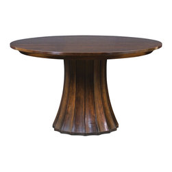 Stickley Split Base Pedestal Table 7685-52-2LVS - Dining Tables