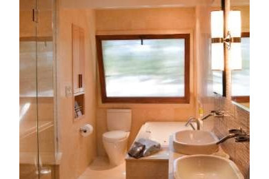 Inspiration for a contemporary bathroom remodel in San Francisco