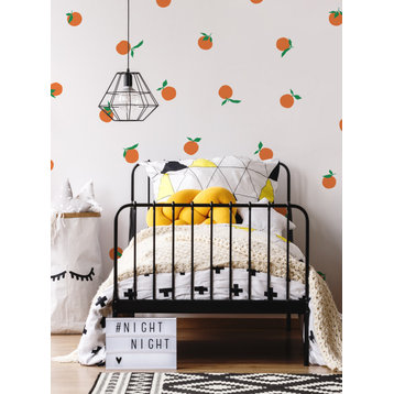 Orange Fruit Wall Decal, Scheme B