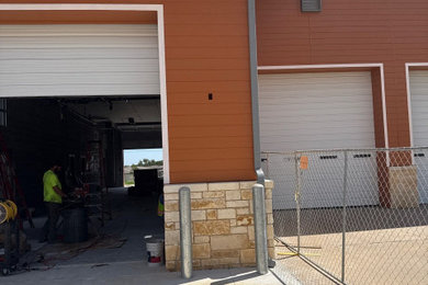 Example of a southwest garage design in Austin