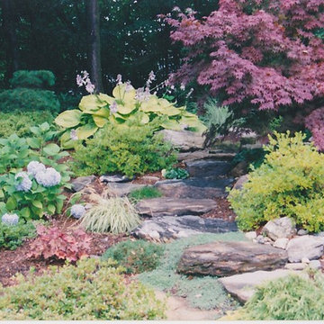 Backyard Secret Garden in Connecticut