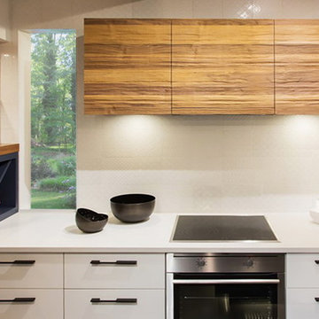 Heavily textured Kitchen Cabinets