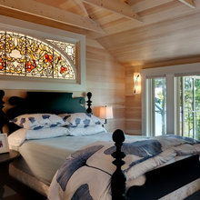 Arched leaded glass