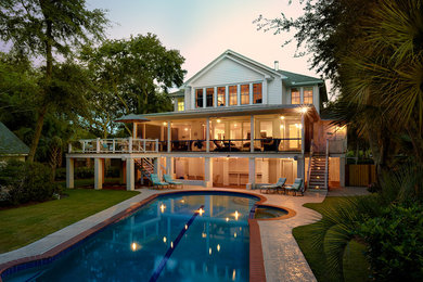 Tropical exterior in Charleston.