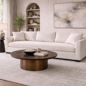 Holly Hunt Champagne Villa Sofa