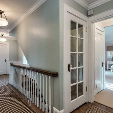Upstairs Hall - Traditional Elegance With a Pinch of Industrial