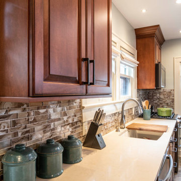 Tiny Dated Kitchen Gets Gigantic Renovation