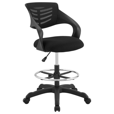Thrive Mesh Drafting Chair, Black