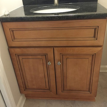 Tuscany Vanity with Uba Tuba Granite Top