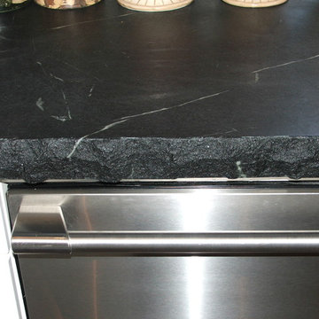 Custom Broken Edge Soapstone Countertops