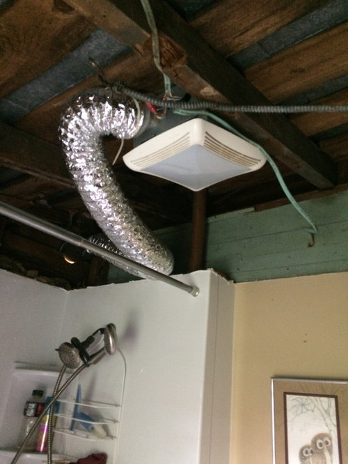 How do I seal a galvanized ceiling in the bathroom