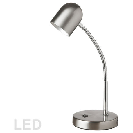 DAINOLITE 134LEDT-SC 5 Watt LED Table Lamp, Satin Chrome Finish