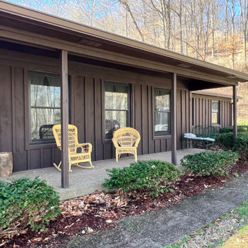 Bronze Exterior window replacement
