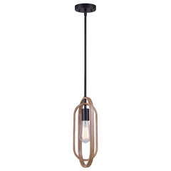 Simple Designs 1 Light Modern Metal Pendant Light White - Beach Style -  Pendant Lighting - by Homesquare