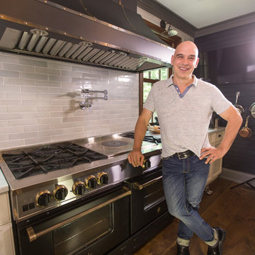 Iron Chef Micheal Symon's BlueStar kitchen featuring 60" French Top Range