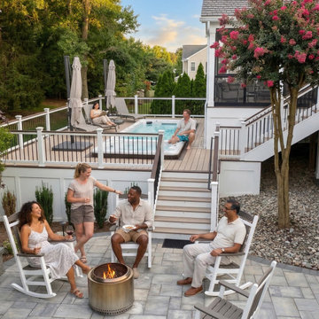 Multi-Level Deck, Screened Porch & Swim Spa