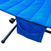 Padded Olefin Fabric Hammock and Steel Arc Stand Combination