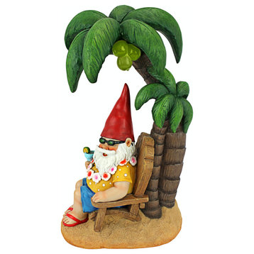 Beach Comber Gnome Dude Garden Statue