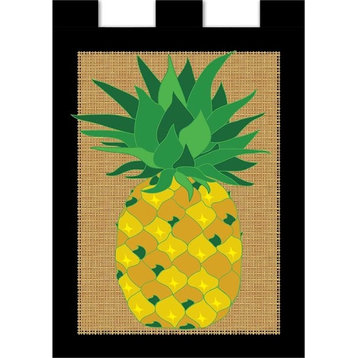 Flag Dbapp Lg Pineapple Burlap 29X42