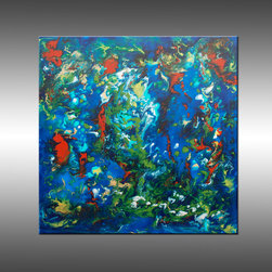 Liquid Industrial Series Paintings - Artwork