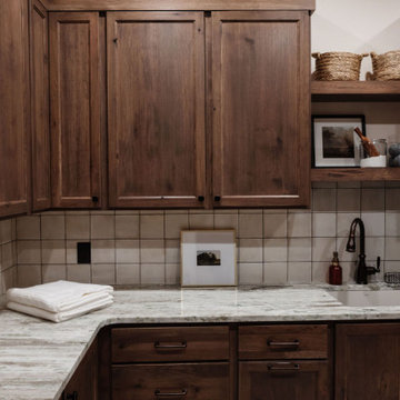 Fantasy Brown Granite Laundry Room