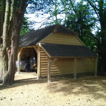 timber frame garage