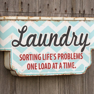 "One Load At A Time" Laundry Sign