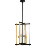 Nuvo Lighting - Nuvo Lighting 60/6525 Marion - 4 Light Pendant - Marion; 4 Light; Pendant; Aged Bronze Finish withMarion 4 Light Penda Aged Bronze/Natural  *UL Approved: YES Energy Star Qualified: n/a ADA Certified: n/a  *Number of Lights: Lamp: 4-*Wattage:20w T9 Medium Base bulb(s) *Bulb Included:Yes *Bulb Type:T9 Medium Base *Finish Type:Aged Bronze/Natural Bronze
