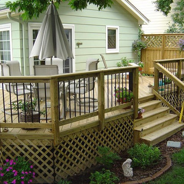 Custom Wood Deck with Railing – Summerville, SC