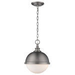 Z-Lite - Z-Lite 619MP-AN Peyton - Two Light Mini Pendant - Intriguing in a globe silhouette, this classic penPeyton Two Light Min Antique Nickel Opal  *UL Approved: YES Energy Star Qualified: n/a ADA Certified: n/a  *Number of Lights: Lamp: 2-*Wattage:60w Medium Base bulb(s) *Bulb Included:No *Bulb Type:Medium Base *Finish Type:Antique Nickel