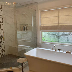 Bathroom Roman Shades - Roman Shades