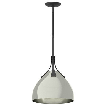 Summit Pendant, Black Finish, Sterling Accents, Standard Overall Height