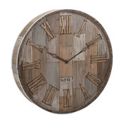 Wine Barrel Wood Wall Clock