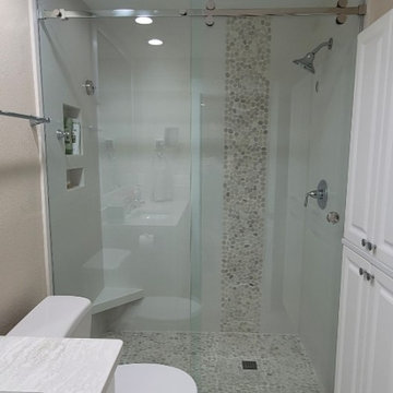 Serenity Barn Door Glass Shower Door