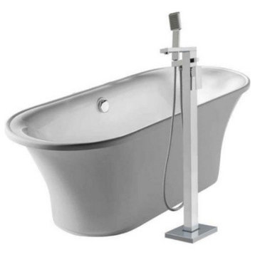Oval Double Ended Freestanding Lucite Acrylic Bathtub