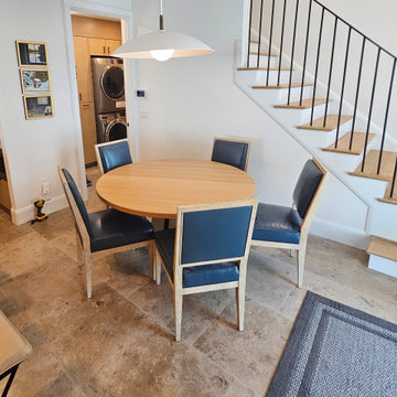 Custom 54" Round Table Top for Existing Concrete Triangular Base