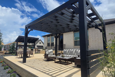 Example of a patio design in Austin