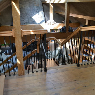 Mono Beam stair master bedroom view