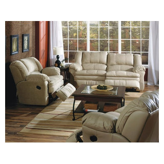 Leather Recliner Sofas & Reclining Sofas - Transitional - Family Room ...