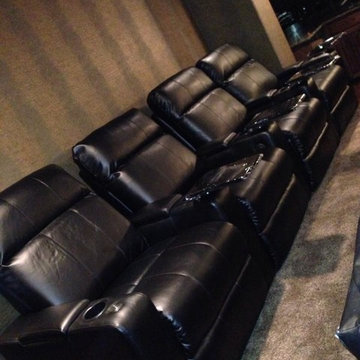 Plaza Bonded Leather Theater Seating by Row One