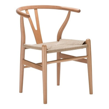 Poly and Bark Weave Chair, Natural